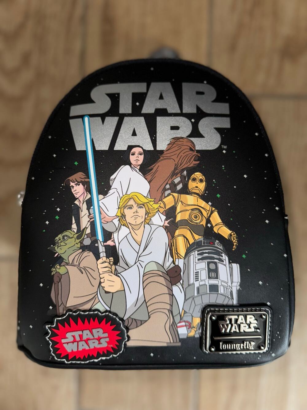 Disney Parks Star Wars Celebrate the Saga Glow In The Dark Mini Loungefly, NWT